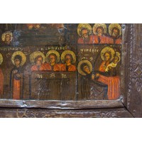 Ikona 12 wielkich świąt Kościoła prawosławnego. Dodekaorton